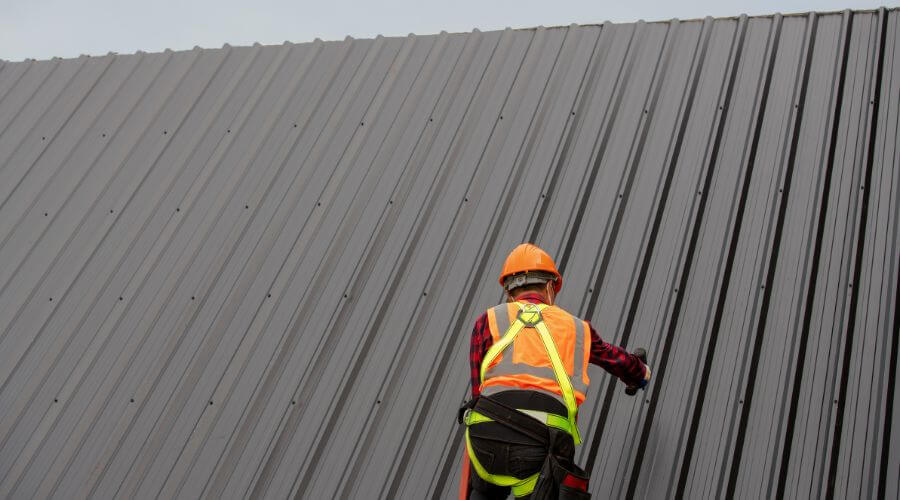 Professional metal roof installation services in Clinton, MN